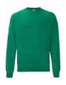 Heren Sweaters Fruit of the Loom set in 62-202-0 heather green